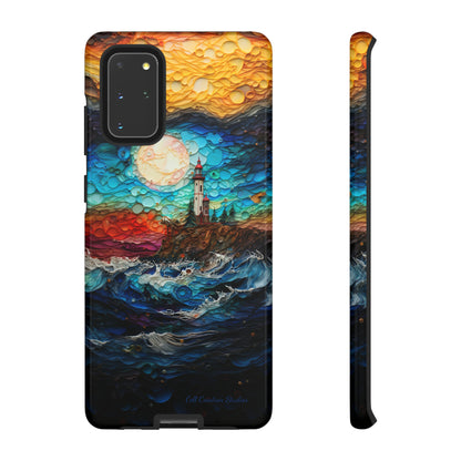 "Coastal Canvas Guardian" -Tough Samsung Phone Cases