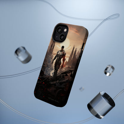 Introducing the "Cyber Guardian" Cell Phone Case – Embrace Futuristic Heroism -MagSafe Tough Cases