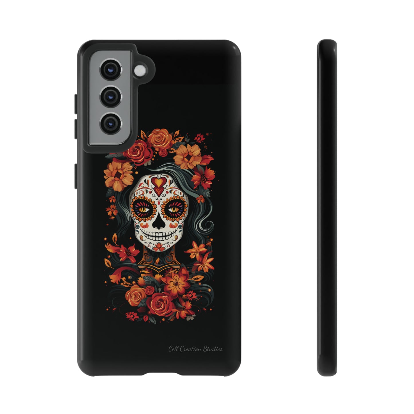 Introducing the "Day of the Dead Fiesta" Cell Phone Case – Celebrate Life in Style -Tough Cases