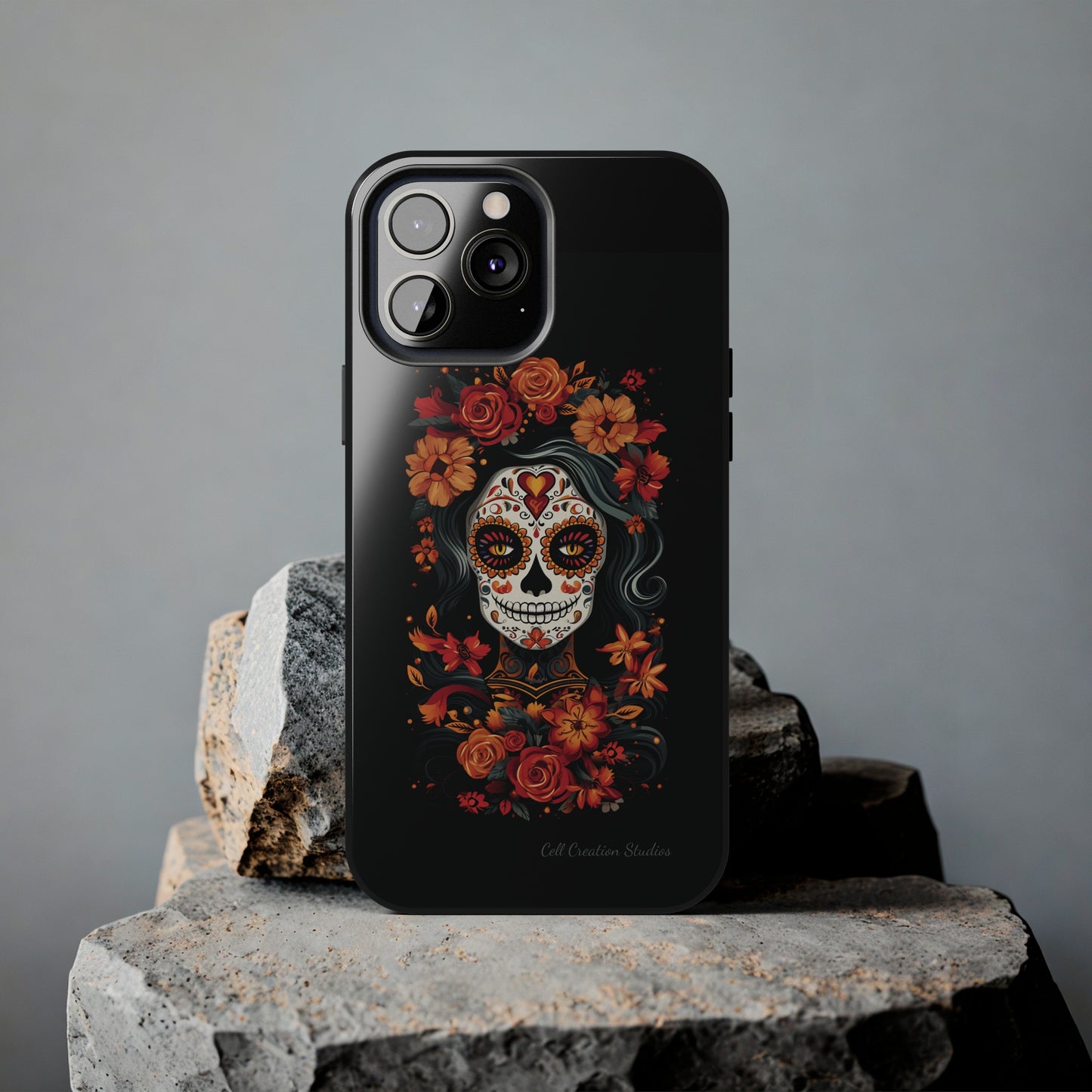 Introducing the "Day of the Dead Fiesta" Cell Phone Case – Celebrate Life in Style -Tough Phone Cases