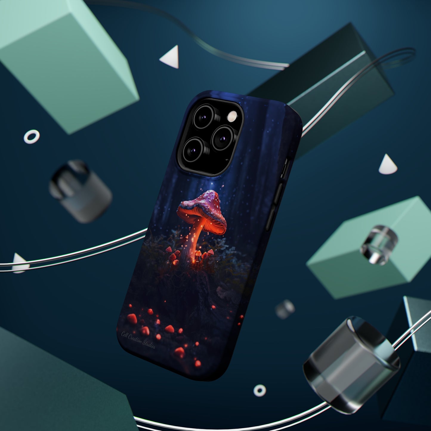 Introducing the "Enchanted Magic Mushroom" Cell Phone Case – Unveil the Mystical Realm -MagSafe Tough Cases