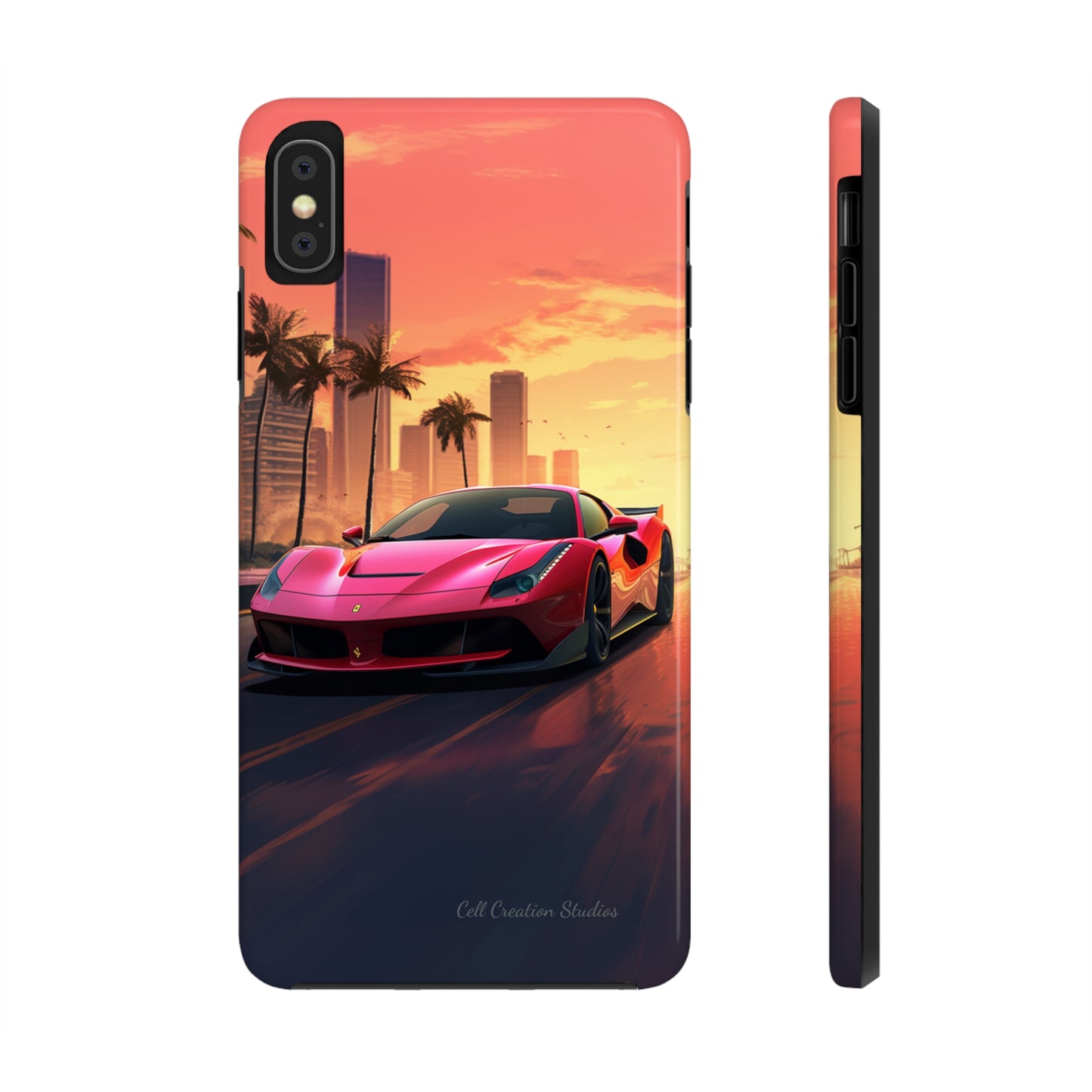 "Sunset Boulevard Ferrari Edition" -Tough iPhone Cases