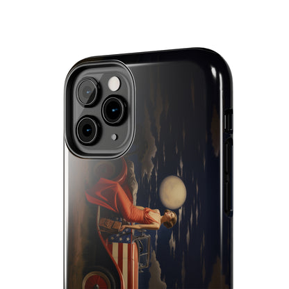 Introducing the "Desert Dreamer - 1920s Americana" Cell Phone Case – Embrace Nostalgic Elegance with Vintage Desert Charm -Tough Phone Cases