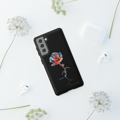 The "Glass Rose Elegance" Phone Case-Tough Cases