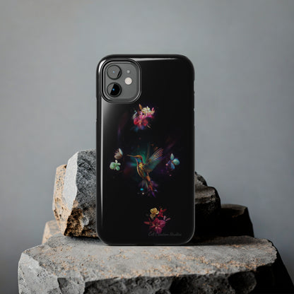 Introducing the "Floral Harmony Hummingbird" Cell Phone Case – Where Elegance Meets Nature -Tough Phone Cases