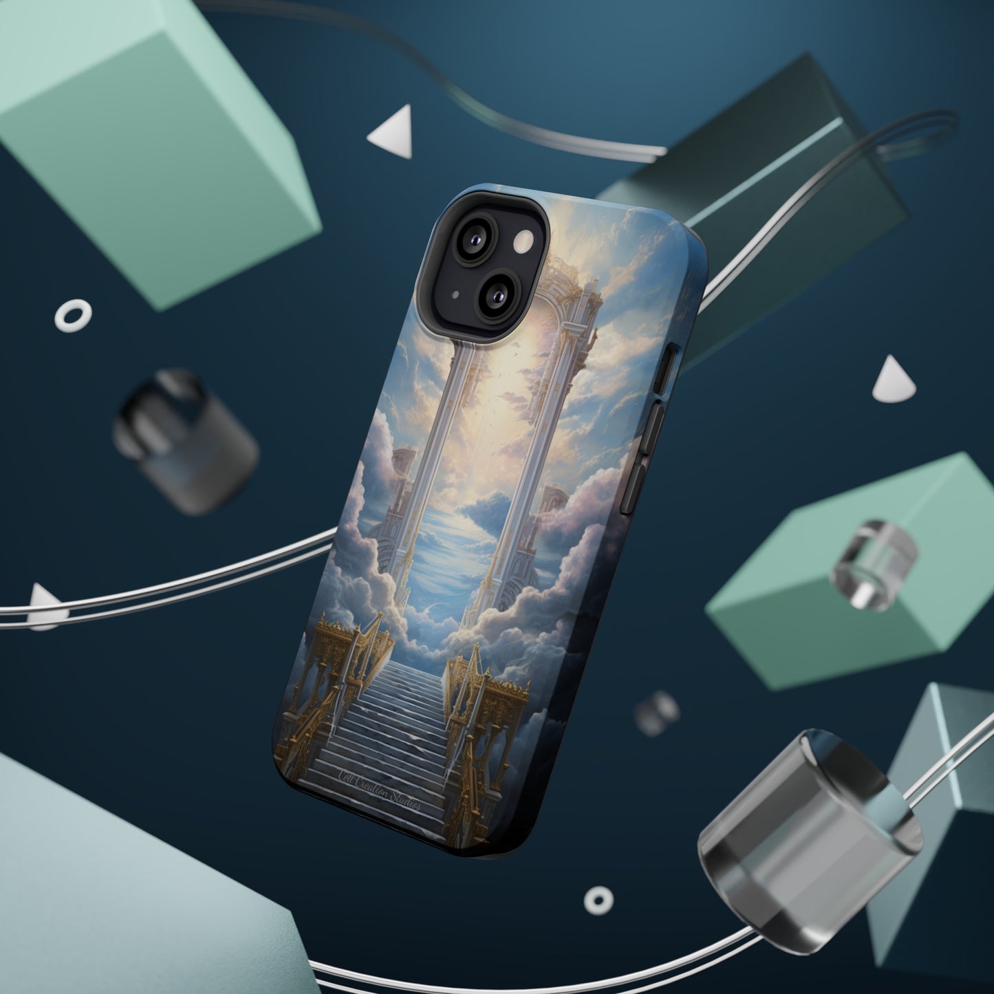 Introducing the "Celestial Gateway" Cell Phone Case – Elevate Your Device with Heavenly Splendor -MagSafe Tough Cases