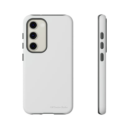 "Pure Elegance White" -Tough Samsung Phone Cases