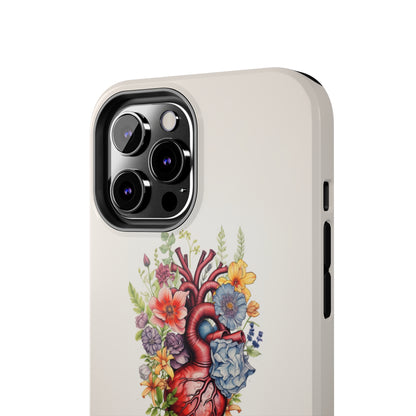 "Blooming Hearts" -Tough iPhone Cases