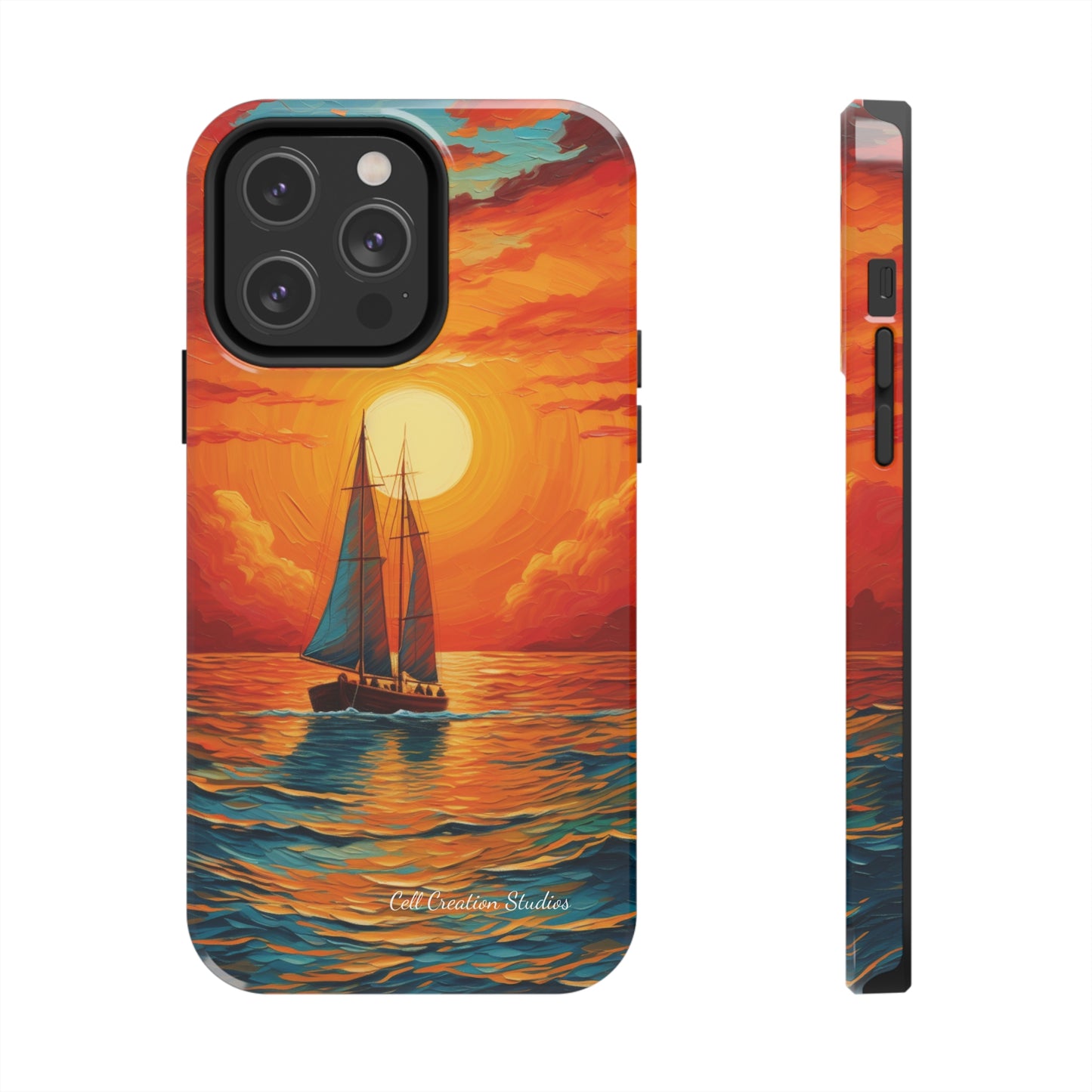 "Sailboat Sunset" -Tough iPhone Cases