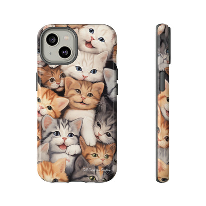 "Kitten Cuddle Haven" Phone Case -Tough Cases