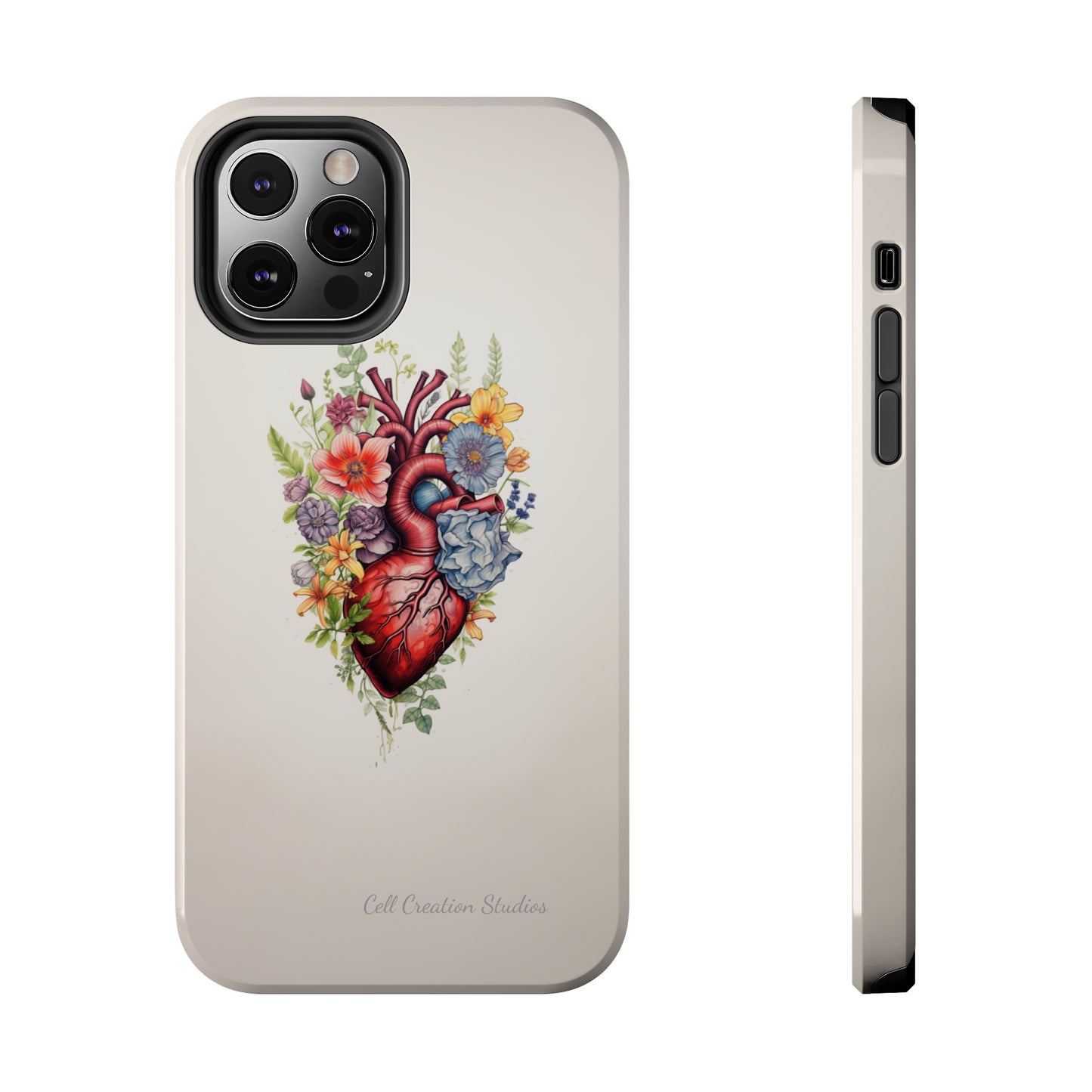 "Blooming Hearts" -Tough iPhone Cases