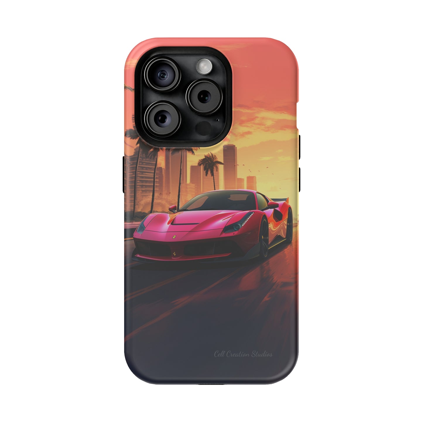 "Sunset Boulevard Ferrari Edition" -MagSafe Tough iPhone Cases