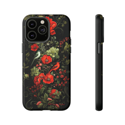 "Floral Serenade Elegance" -Tough iPhone Cases