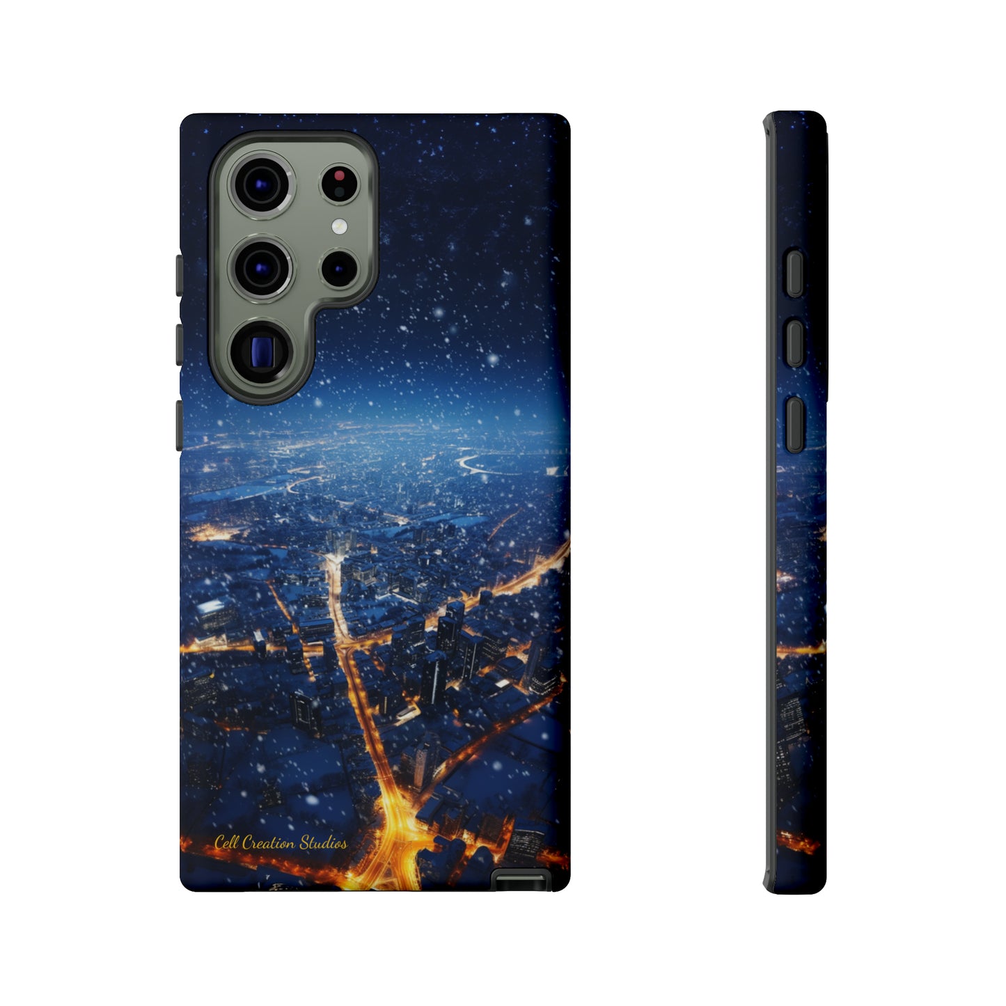 "Urban Snowfall Glow" -Tough Samsung Phone Cases