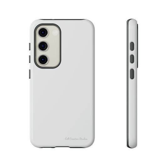 "Pure Elegance White" -Tough Samsung Phone Cases