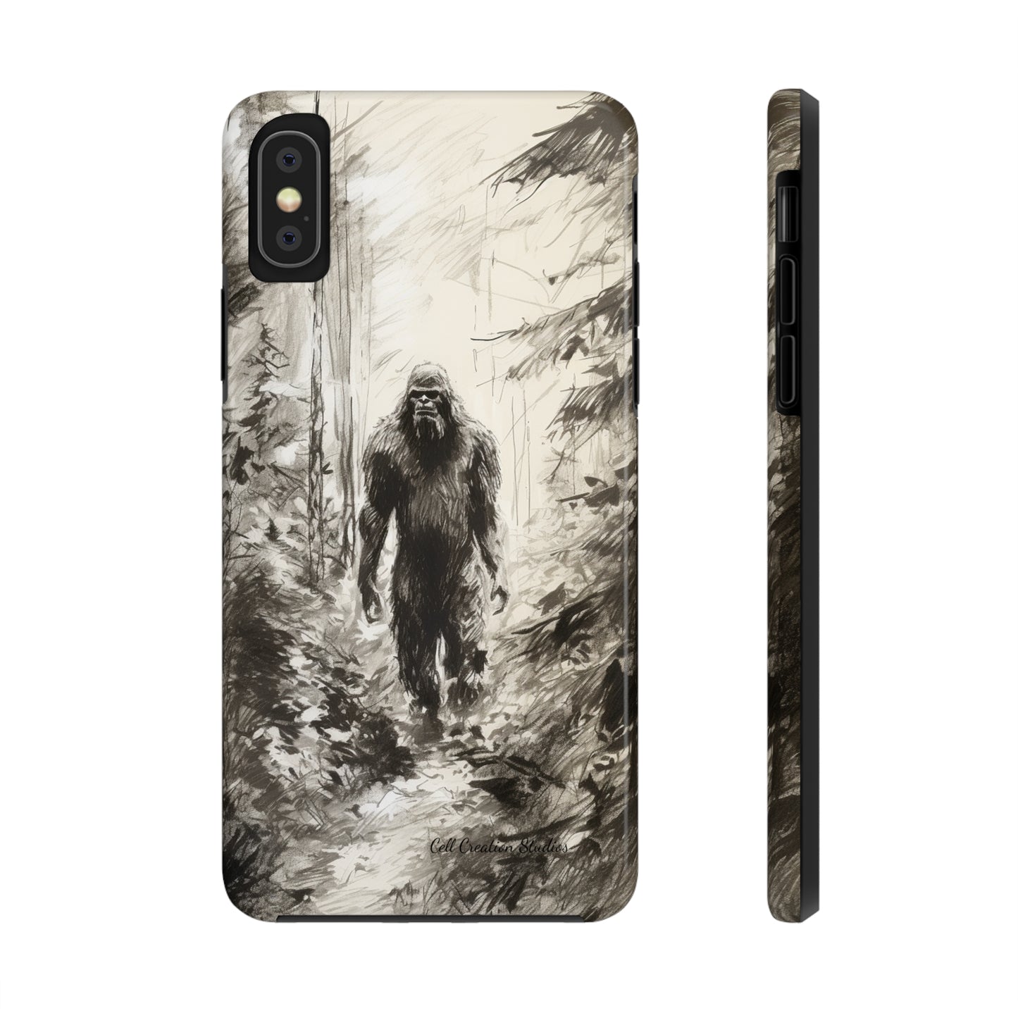 "Bigfoot in the Wilderness" Cell Phone Case – Encounter Bigfoot's Mystery -Tough Phone Cases