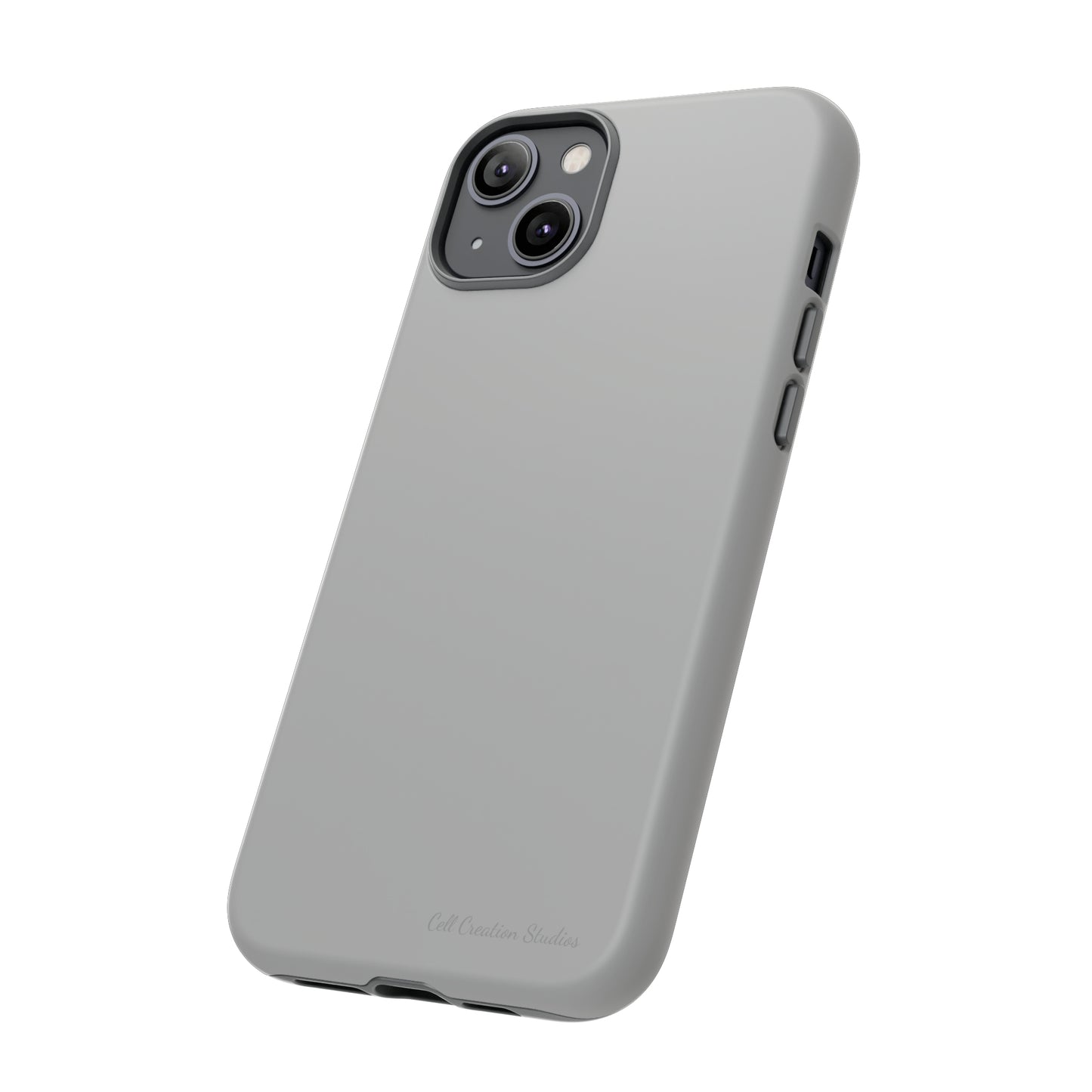 "Sleek Silver Essence" -Tough iPhone Cases