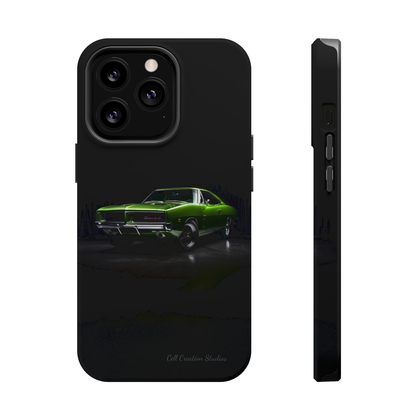 "Retro Thunder" 1969 Dodge Charger Phone Case -MagSafe Tough Cases