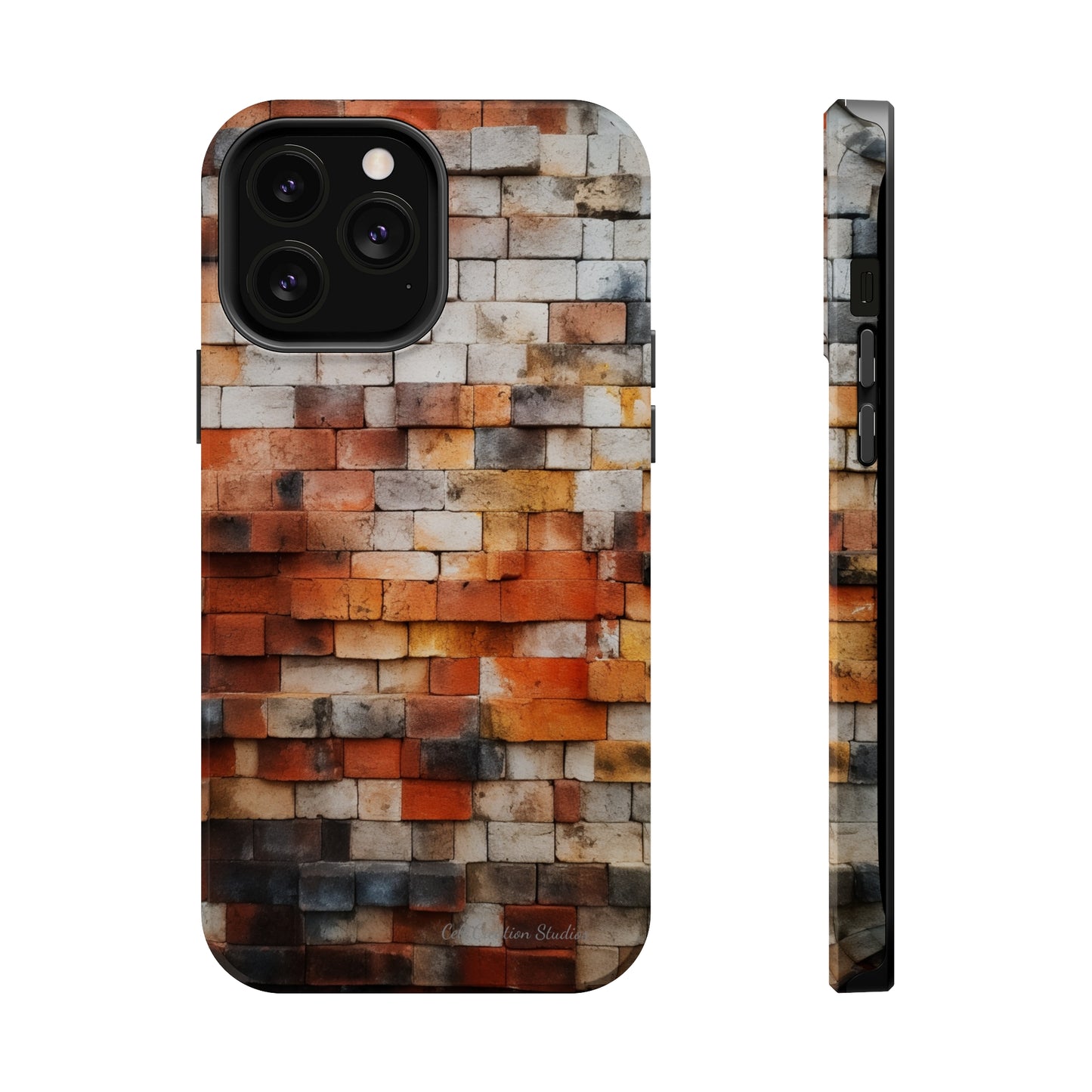 Introducing our "Urban Brickwork" Cell Phone Case – the perfect fusion of style and protection for your device -MagSafe Tough Cases