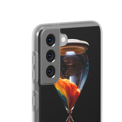 Introducing the "Vibrant Sands of Time" Cell Phone Case – Embrace the Beauty of Colorful Hourglass Design -Flexi Cases