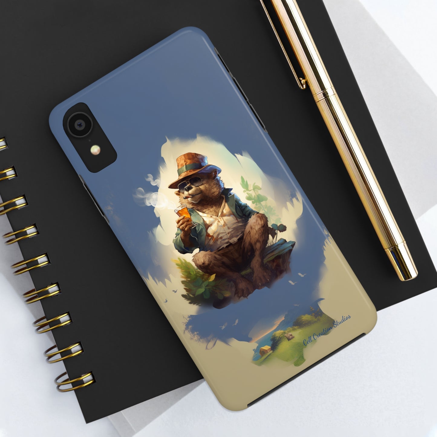 Introducing the "Bear's Homeward Bound" Cell Phone Case – Where Dreams of Home Come Alive -Tough Phone Cases