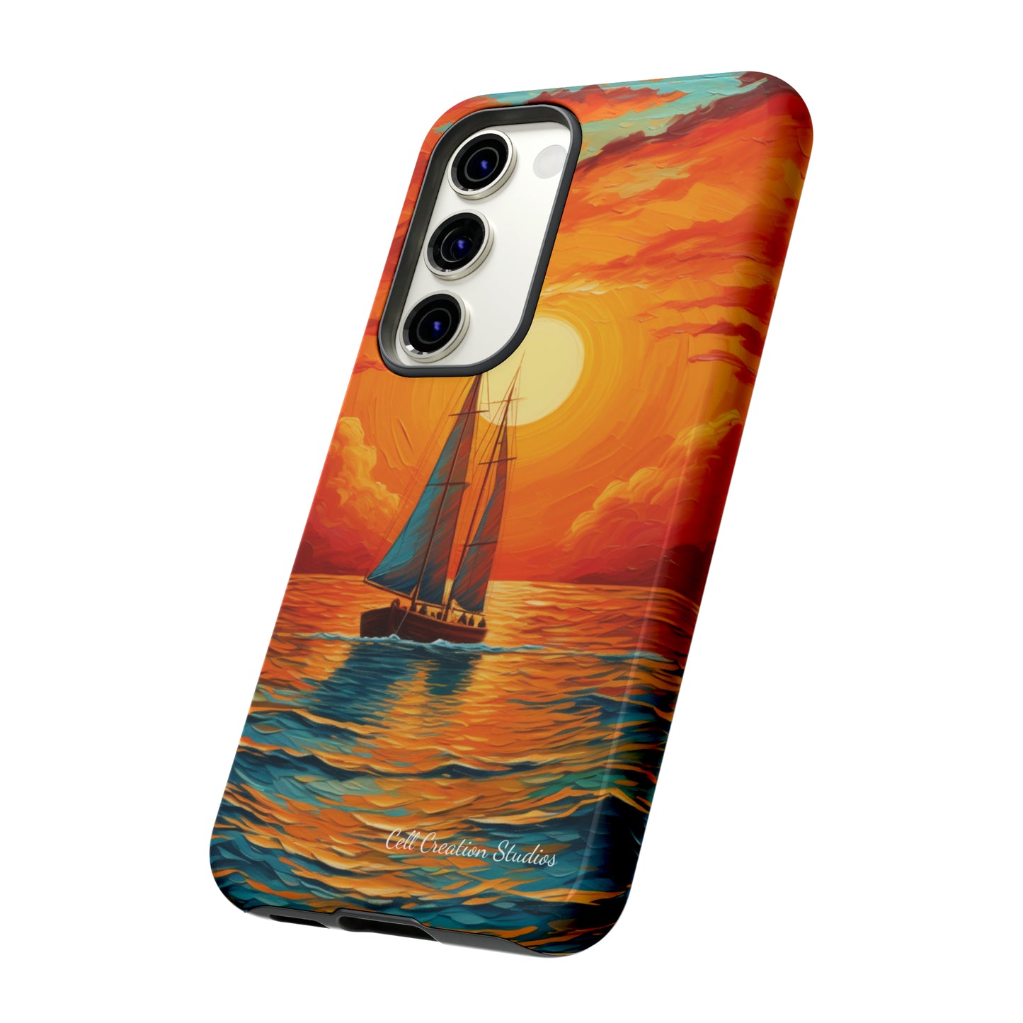 "Sailboat Sunset" - Tough Samsung Cases