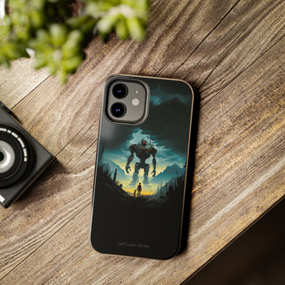 Introducing the "Rising Titan" Cell Phone Case – Witness the Astonishing Emergence of a Giant Robot! -Tough Phone Cases