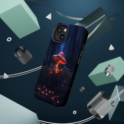 Introducing the "Enchanted Magic Mushroom" Cell Phone Case – Unveil the Mystical Realm -MagSafe Tough Cases