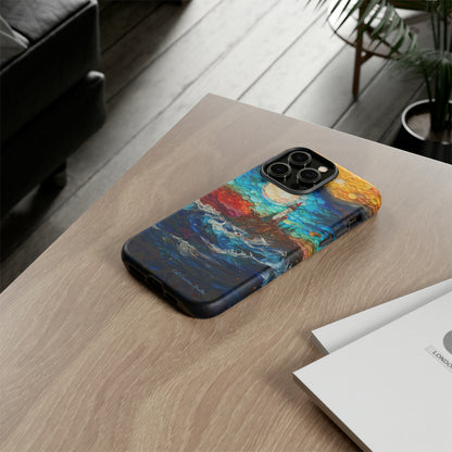 "Coastal Canvas Guardian" -Tough iPhone Cases