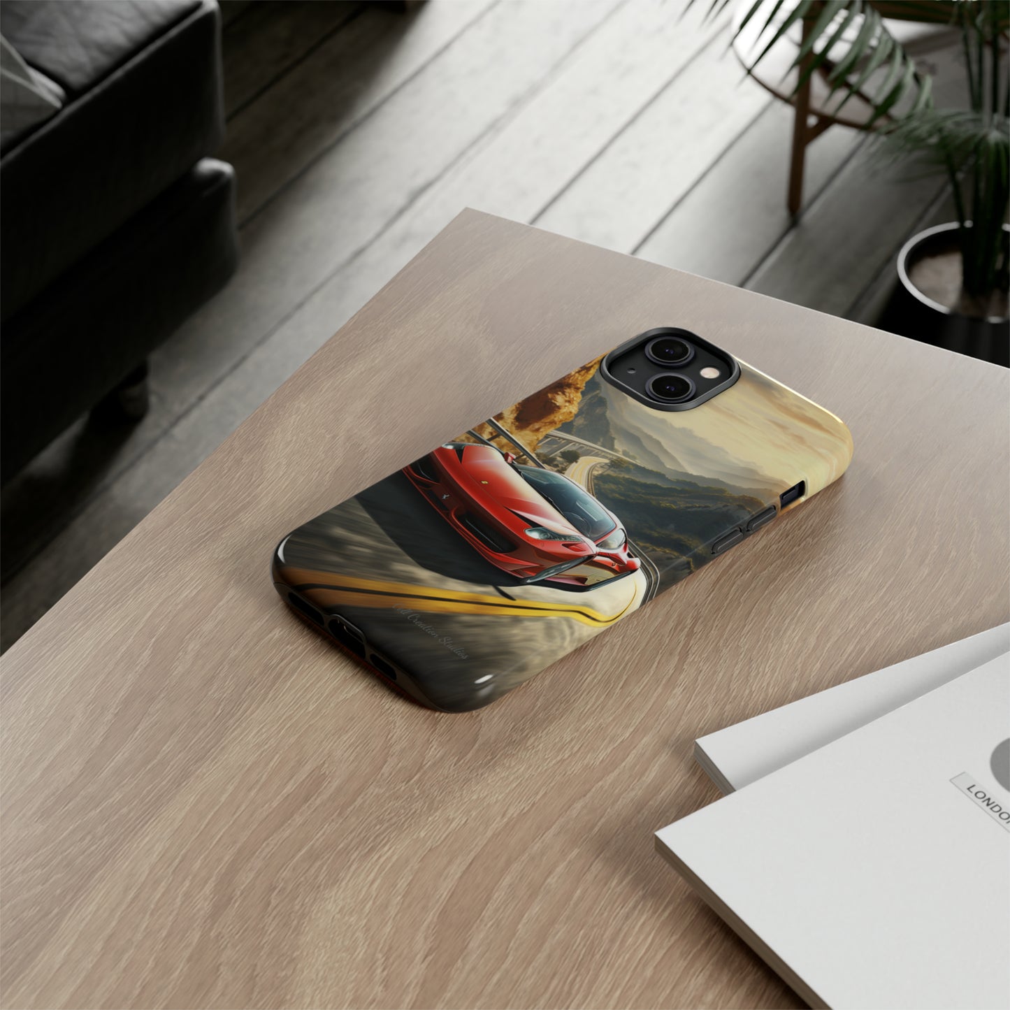 "Mountain Majesty Ferrari Edition" -Tough iPhone Cases