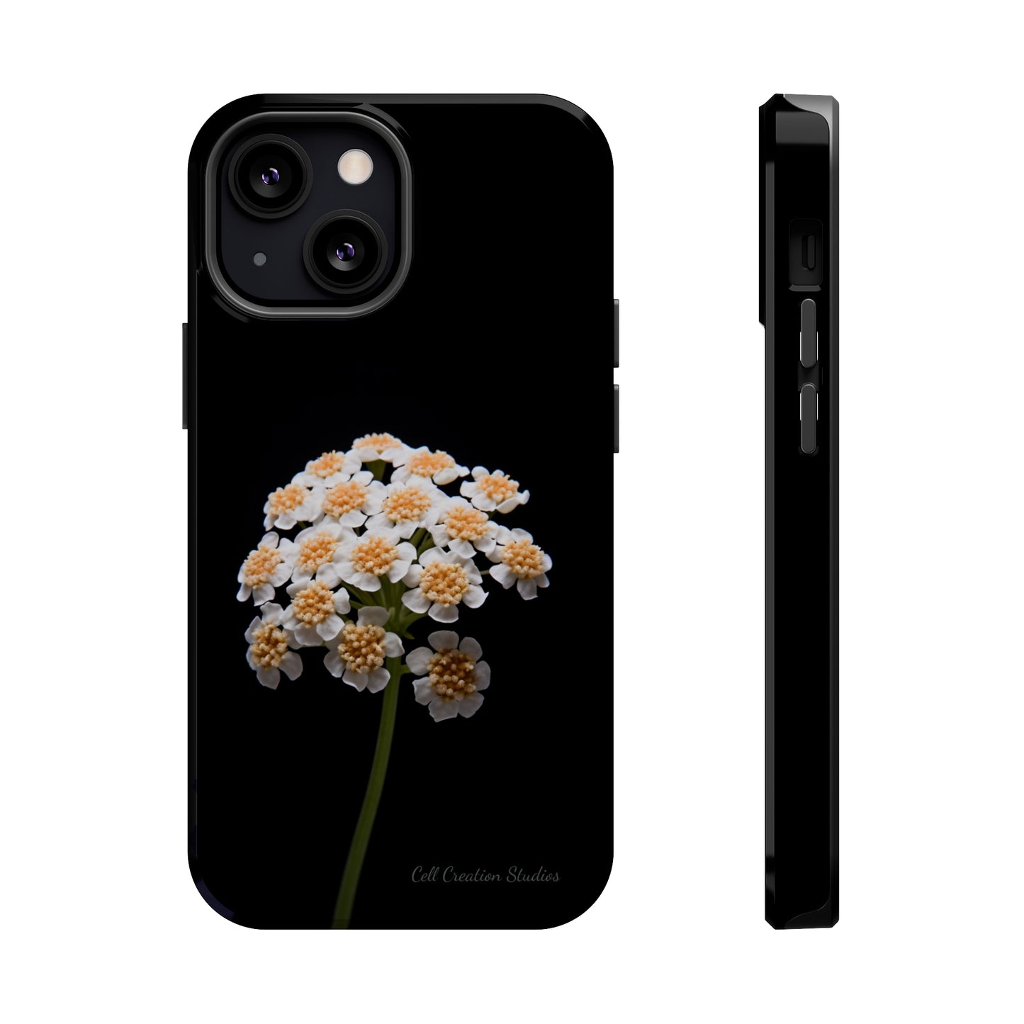 "Elegant Yarrow Bloom" Phone Case -MagSafe Tough Cases