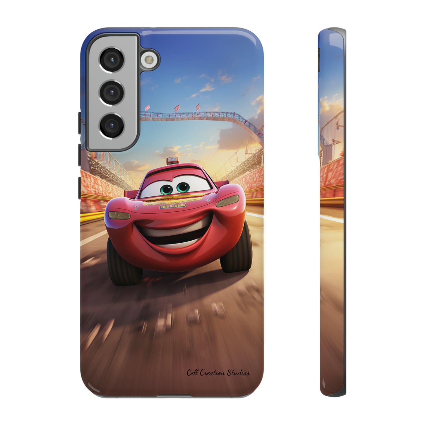 The "Smiling Red Racer" Phone Case -Tough Cases