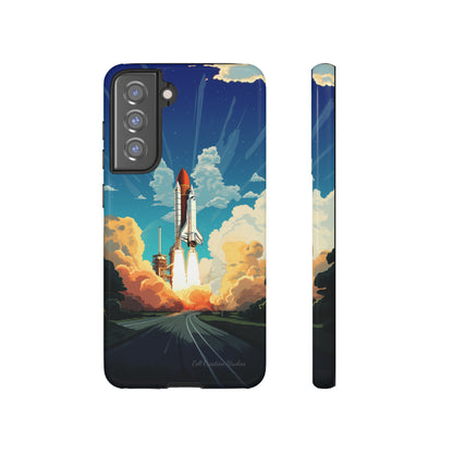 Introducing the "NASA Space Shuttle Launch" Cell Phone Case - Elevate Your Style to New Heights -Tough Cases