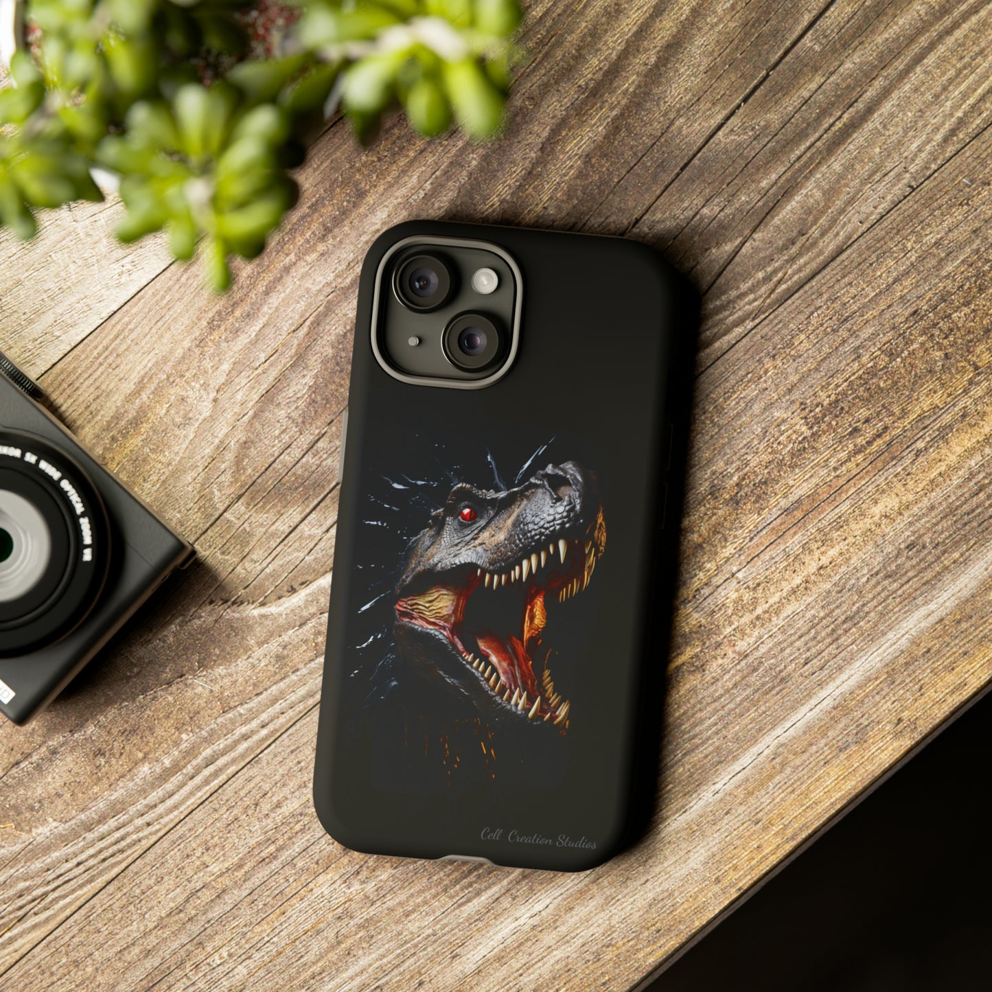 "Jurassic Impact" T-Rex Phone Case -Tough Cases