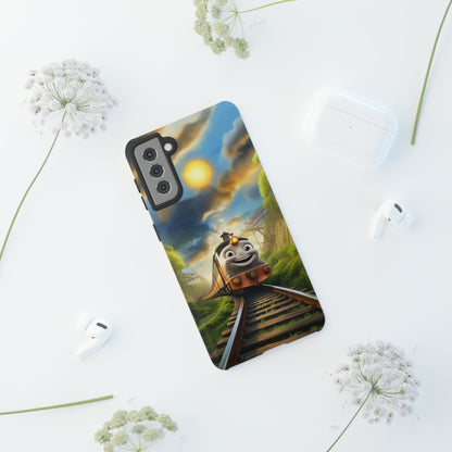 The "Smiling Express Train" Phone Case -Tough Cases