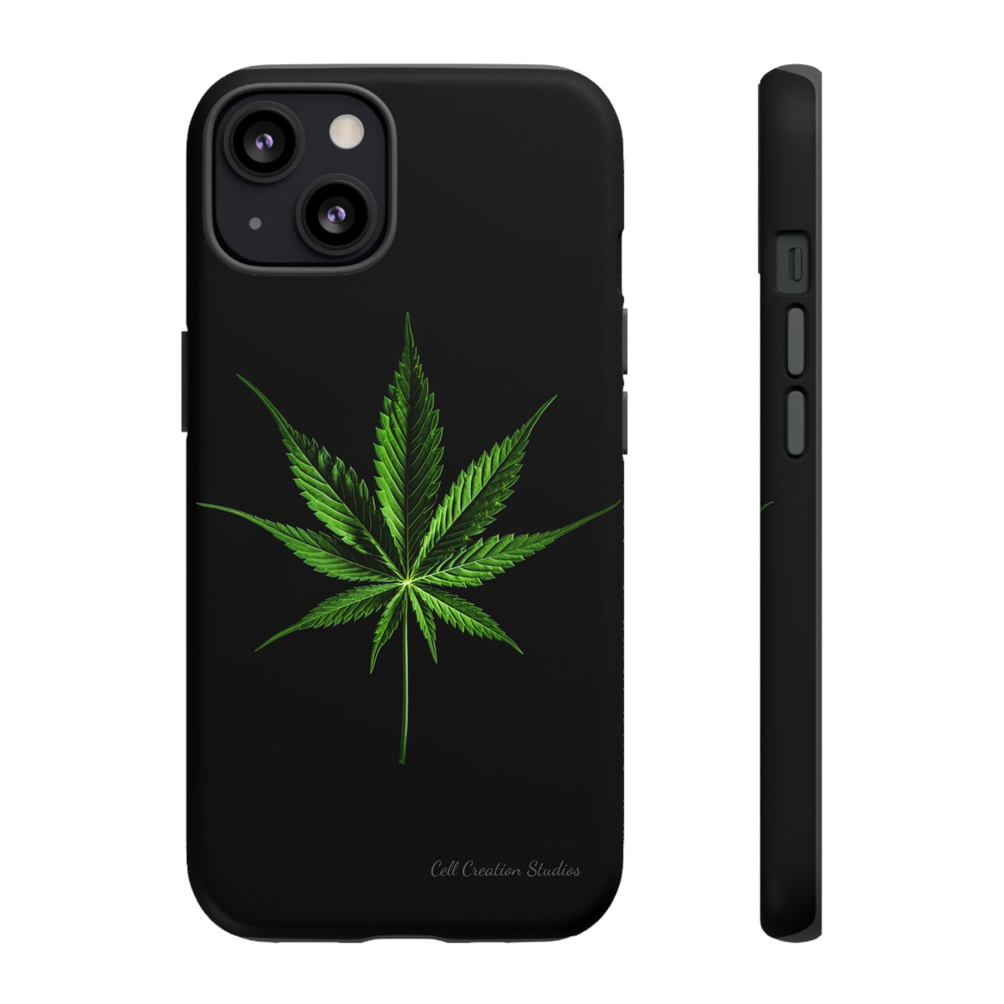 "Cannabis Chic" Marijuana Leaf Phone Case -Tough Cases