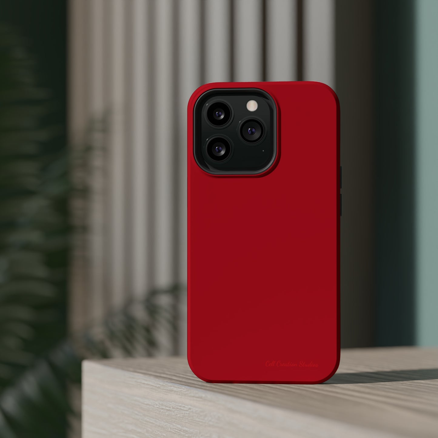 "Bold Crimson Shield" -MagSafe Tough iPhone Cases