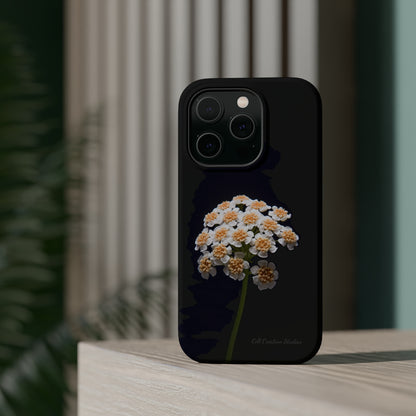 "Elegant Yarrow Bloom" Phone Case -MagSafe Tough Cases