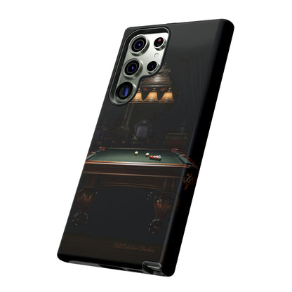 "Elevate Your Game: Pool Table-Themed Phone Case for Billiards Enthusiasts" -Tough Cases