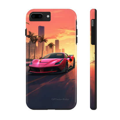 "Sunset Boulevard Ferrari Edition" -Tough iPhone Cases