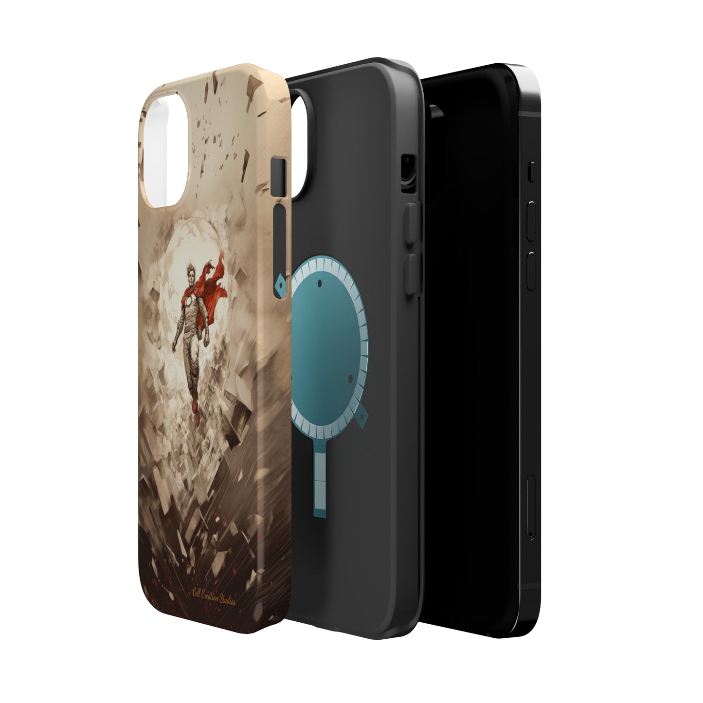 Introducing the "Heroic Guardian" Cell Phone Case – Unleash Your Inner Superhero with Captivating Design -MagSafe Tough Cases