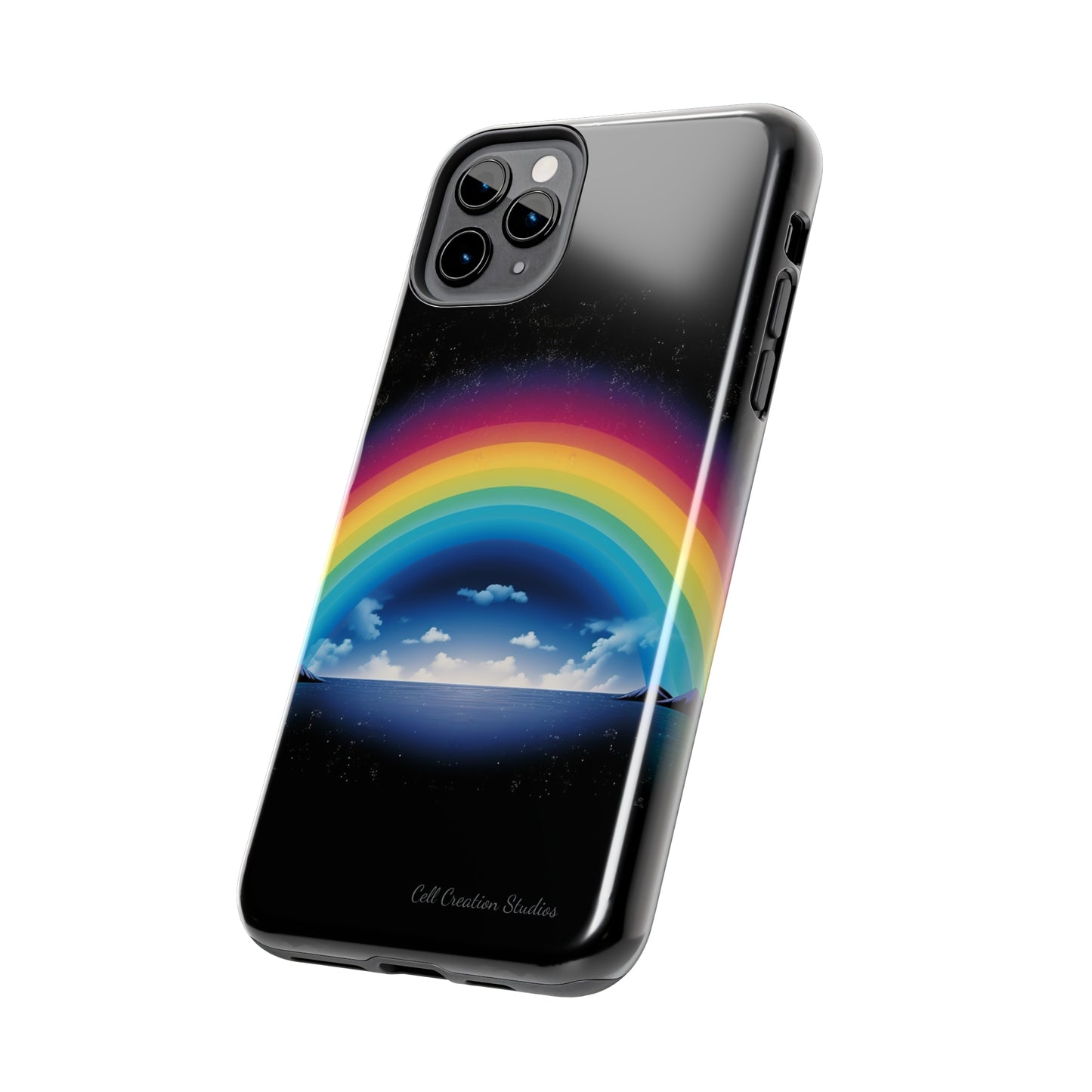 "Vibrant Skies: Rainbow Sunset" Cell Phone Case -Tough Phone Cases