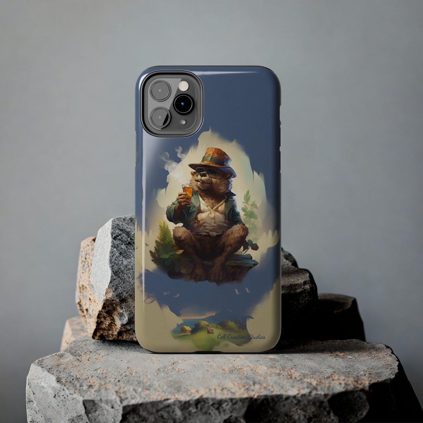 Introducing the "Bear's Homeward Bound" Cell Phone Case – Where Dreams of Home Come Alive -Tough Phone Cases