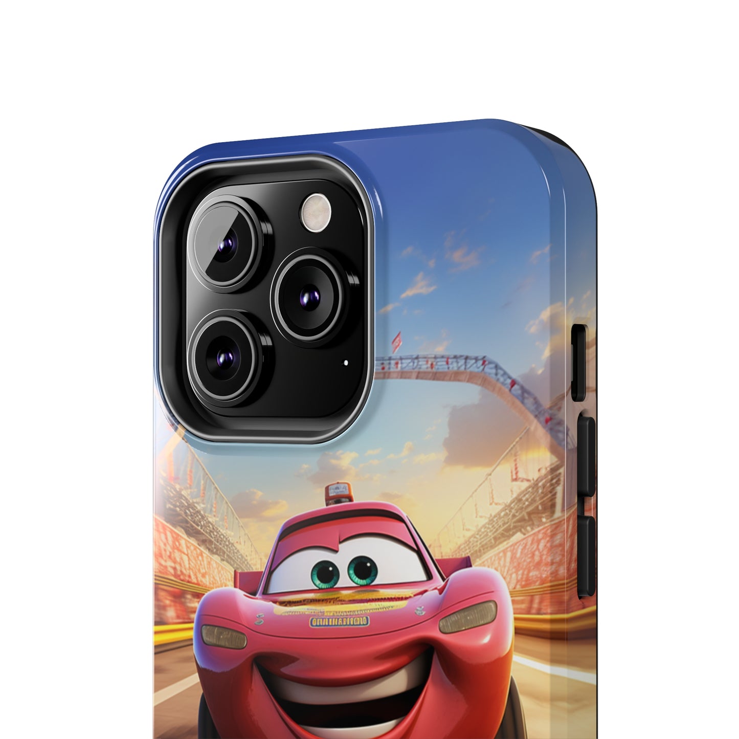 The "Smiling Red Racer" Phone Case -Tough Phone Cases