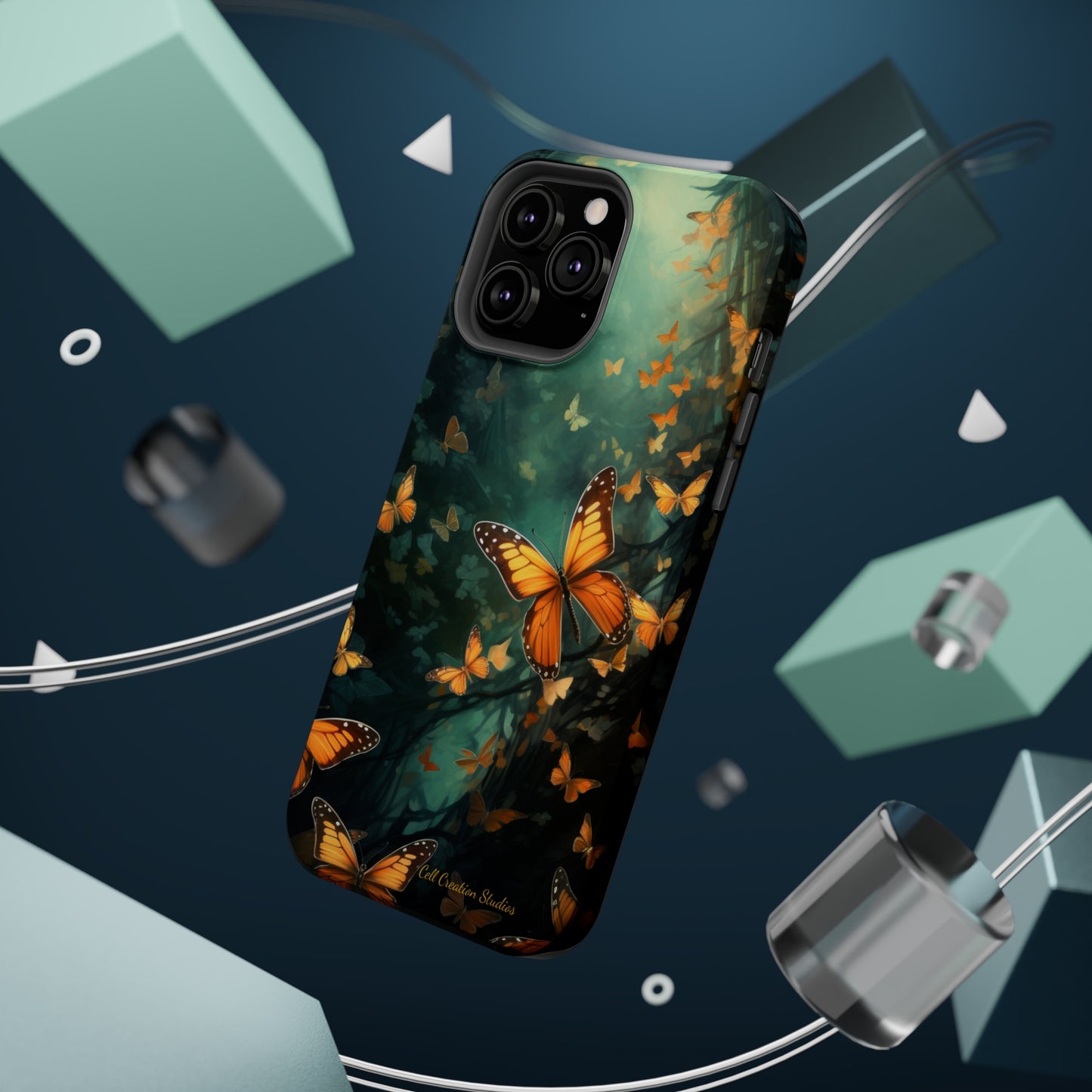 Introducing the "Butterfly Symphony" Cell Phone Case – Embrace the Dance of Nature! -MagSafe Tough Cases