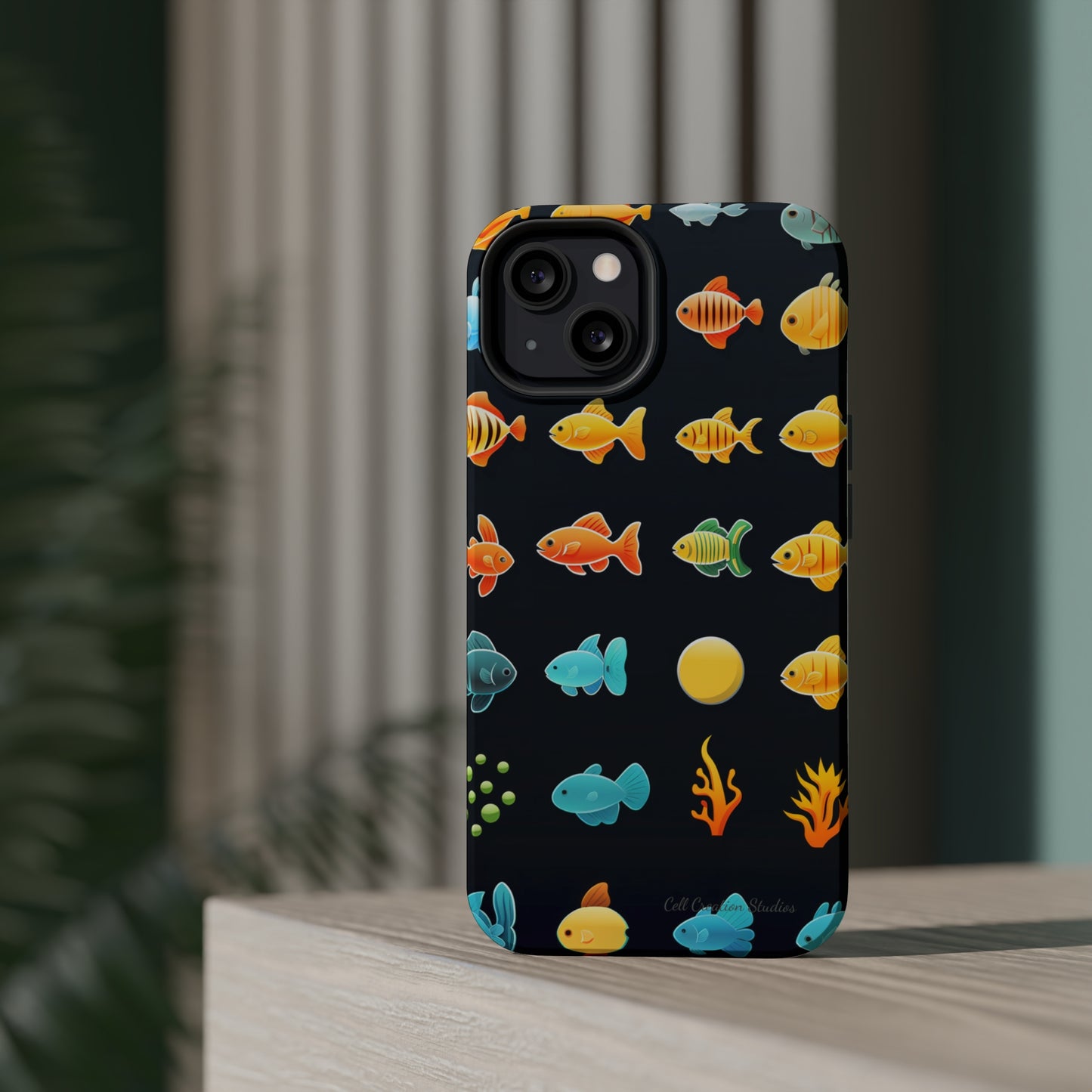 "AquaArt Fish" -MagSafe Tough Phone Cases