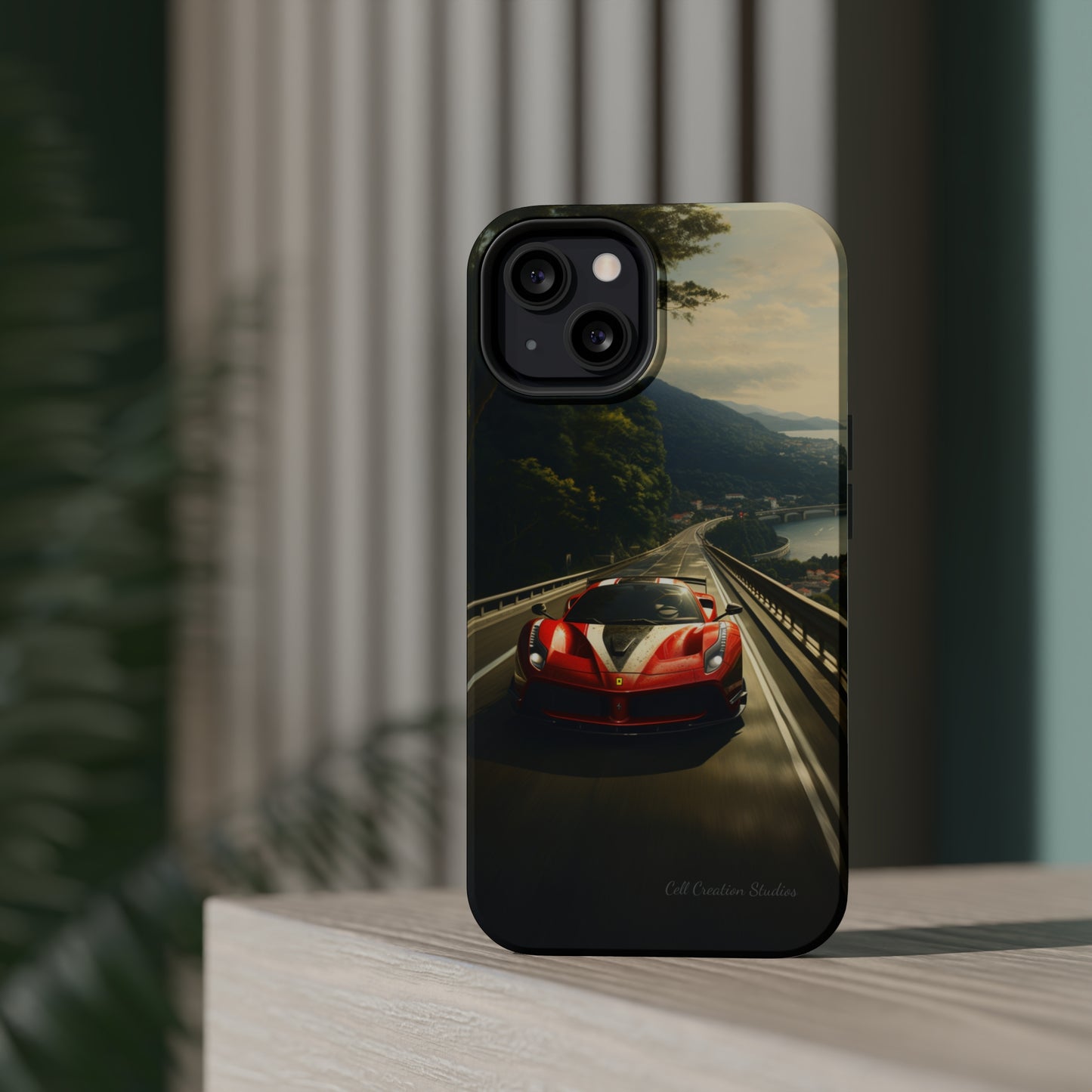 "Tropical Thrill Ferrari Edition" -MagSafe Tough iPhone Cases