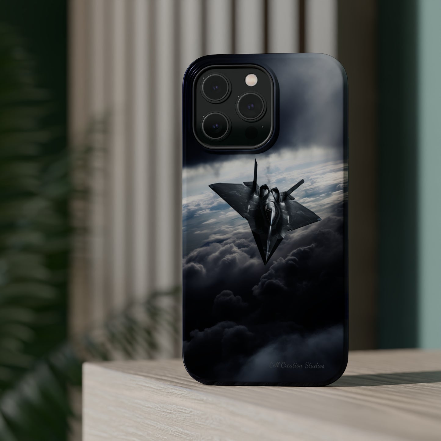 "Stealth Fighter Sky Guardian" Phone Case -MagSafe Tough Cases