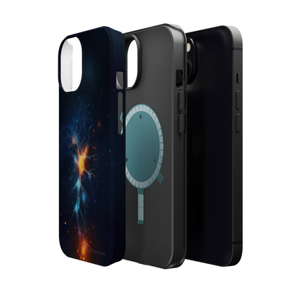 Introducing the "Luminous Neuron" Cell Phone Case – Illuminate Your Connection! -MagSafe Tough Cases