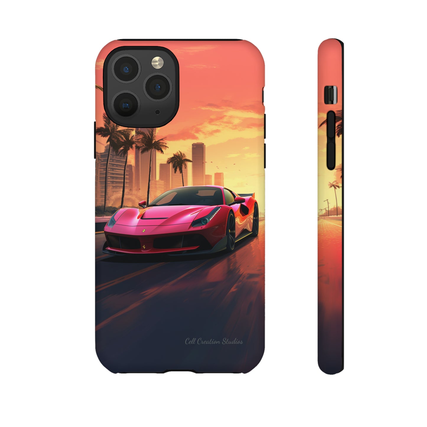 "Sunset Boulevard Ferrari Edition" -Tough iPhone Cases